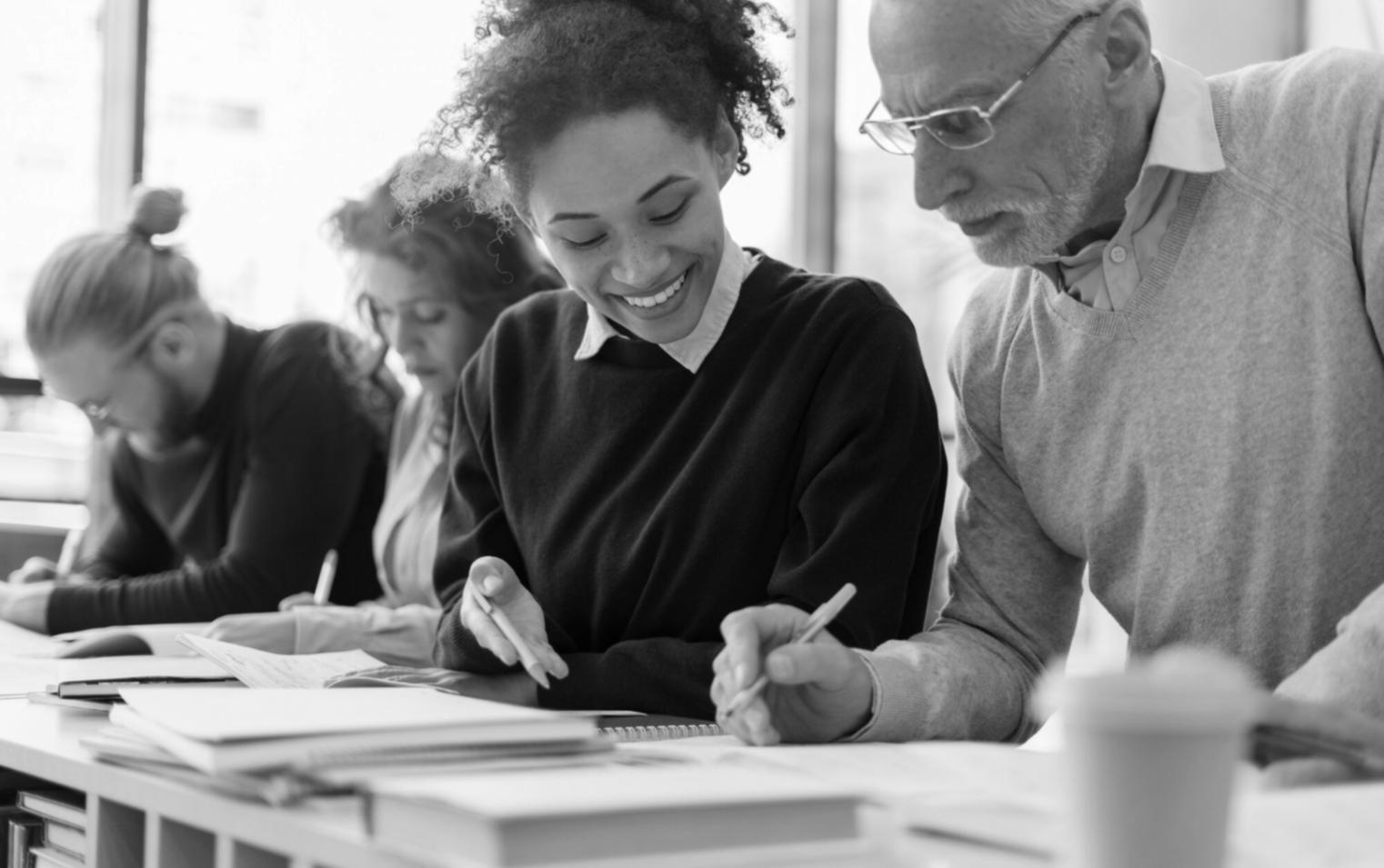 Classic detective novels and vintage typewriter representing traditional crime fiction writing